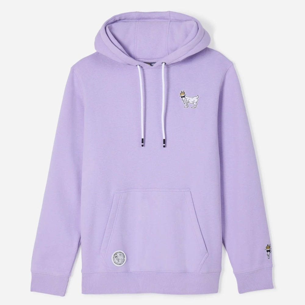 NWT GOAT USA Lavender WD Hooded sweatshirt size Small